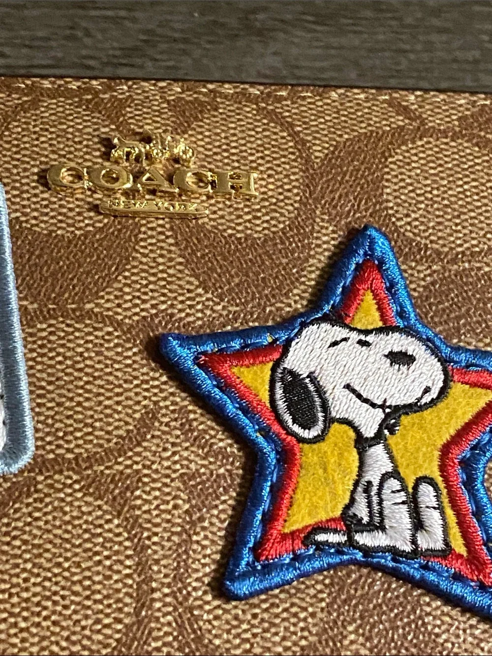 Coach zip wallet